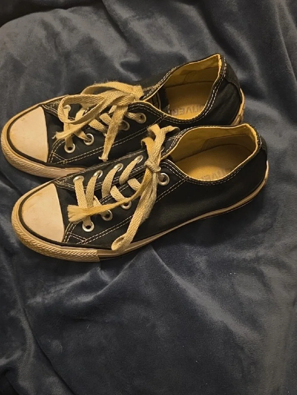 Kids Black Converse Low-Top Sneakers